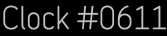 Clock Catalog Number
