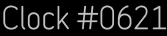 Clock Catalog Number