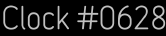 Clock Catalog Number