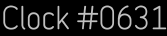 Clock Catalog Number
