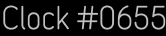 Clock Catalog Number