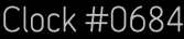 Clock Catalog Number