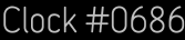 Clock Catalog Number