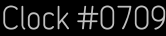 Clock Catalog Number