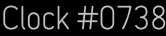Clock Catalog Number