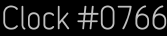 Clock Catalog Number