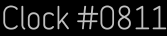 Clock Catalog Number