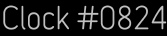 Clock Catalog Number