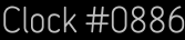 Clock Catalog Number
