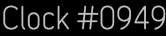 Clock Catalog Number