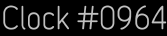 Clock Catalog Number