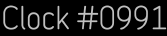 Clock Catalog Number