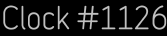 Clock Catalog Number