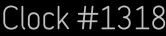Clock Catalog Number