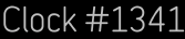 Clock Catalog Number