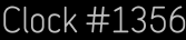 Clock Catalog Number