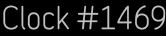 Clock Catalog Number