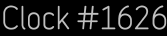 Clock Catalog Number