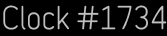 Clock Catalog Number