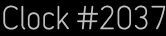 Clock Catalog Number