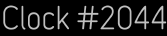 Clock Catalog Number