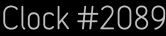 Clock Catalog Number