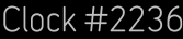 Clock Catalog Number
