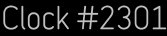Clock Catalog Number