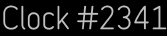 Clock Catalog Number
