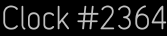 Clock Catalog Number