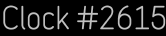 Clock Catalog Number