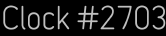 Clock Catalog Number