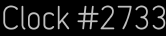 Clock Catalog Number