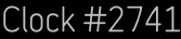 Clock Catalog Number