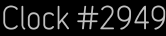 Clock Catalog Number