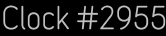 Clock Catalog Number