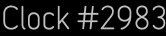 Clock Catalog Number