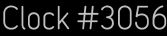 Clock Catalog Number