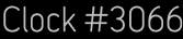 Clock Catalog Number