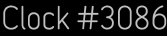 Clock Catalog Number