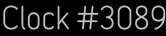 Clock Catalog Number