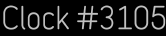 Clock Catalog Number