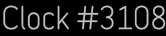Clock Catalog Number