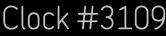 Clock Catalog Number