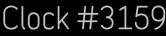 Clock Catalog Number
