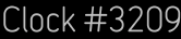 Clock Catalog Number