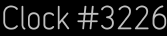 Clock Catalog Number
