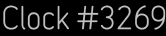 Clock Catalog Number