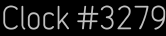 Clock Catalog Number