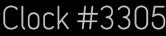 Clock Catalog Number